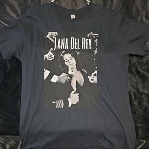 Lana Del Rey Black Graphic Band Tee